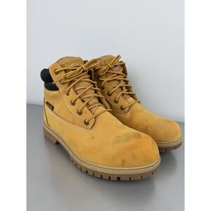 Brahma Hubert Work Boots Mens 13 Tan Wheat Waterproof Oil Resistant Soft Toe